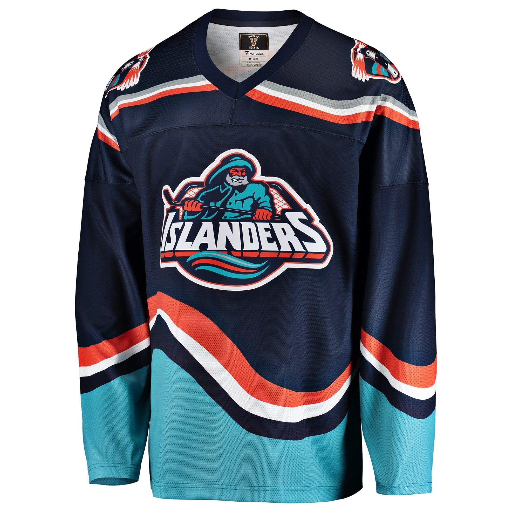 Men's Fanatics Branded Navy New York Islanders Premier Breakaway Heritage Blank Jersey