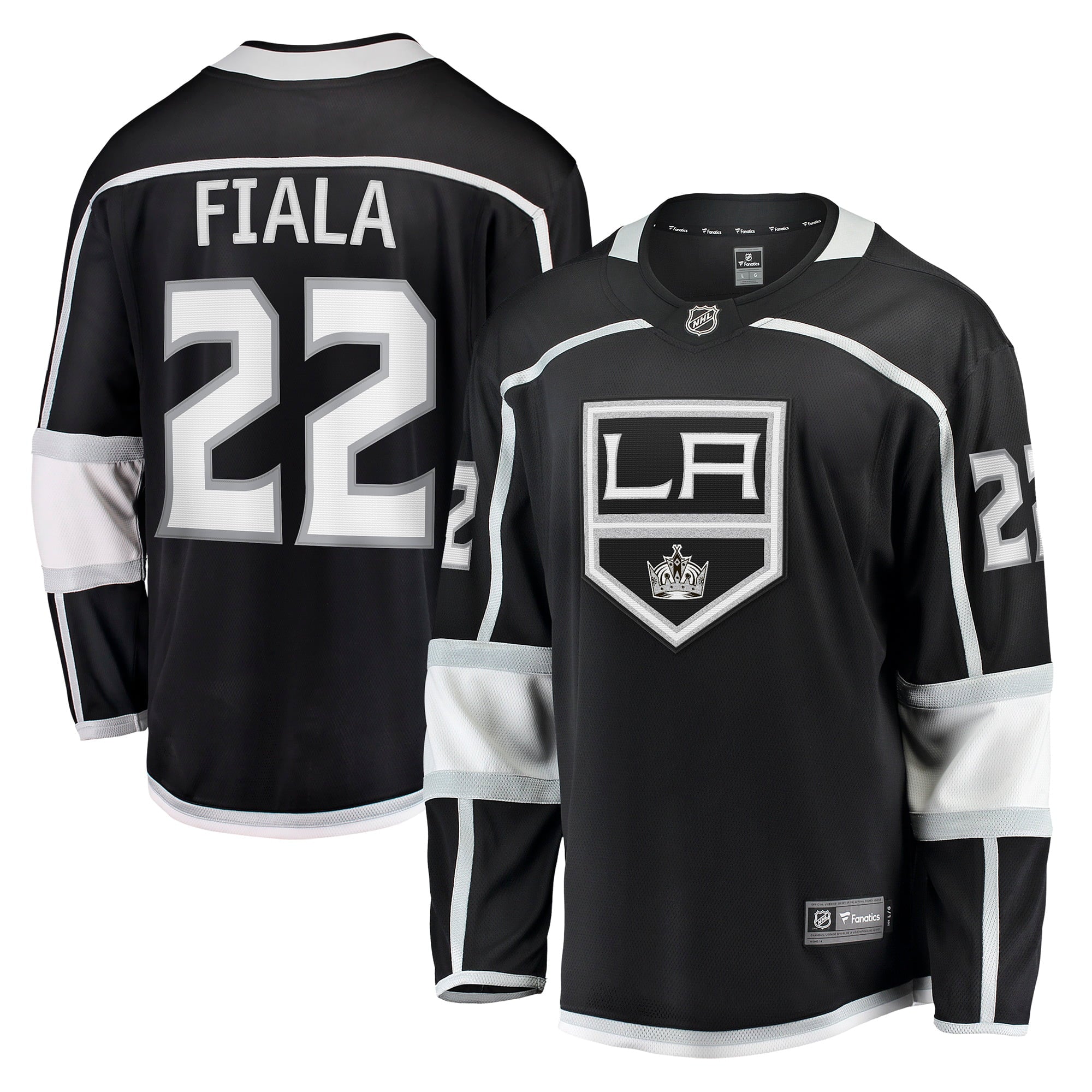 Men's Fanatics Branded Kevin Fiala Black Los Angeles Kings Home Breakaway Player Jersey