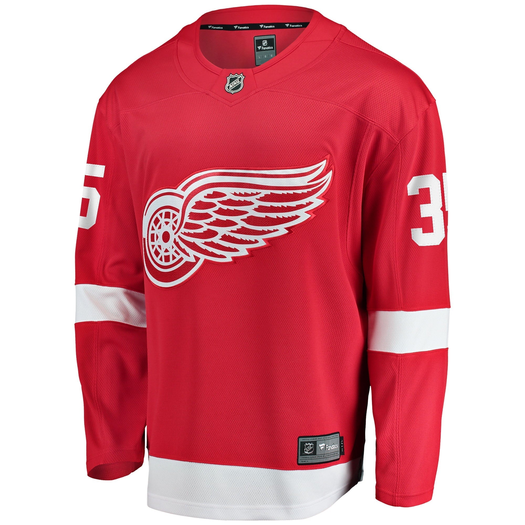 Men's Fanatics Branded Ville Husso Red Detroit Red Wings Home Breakaway Player Jersey