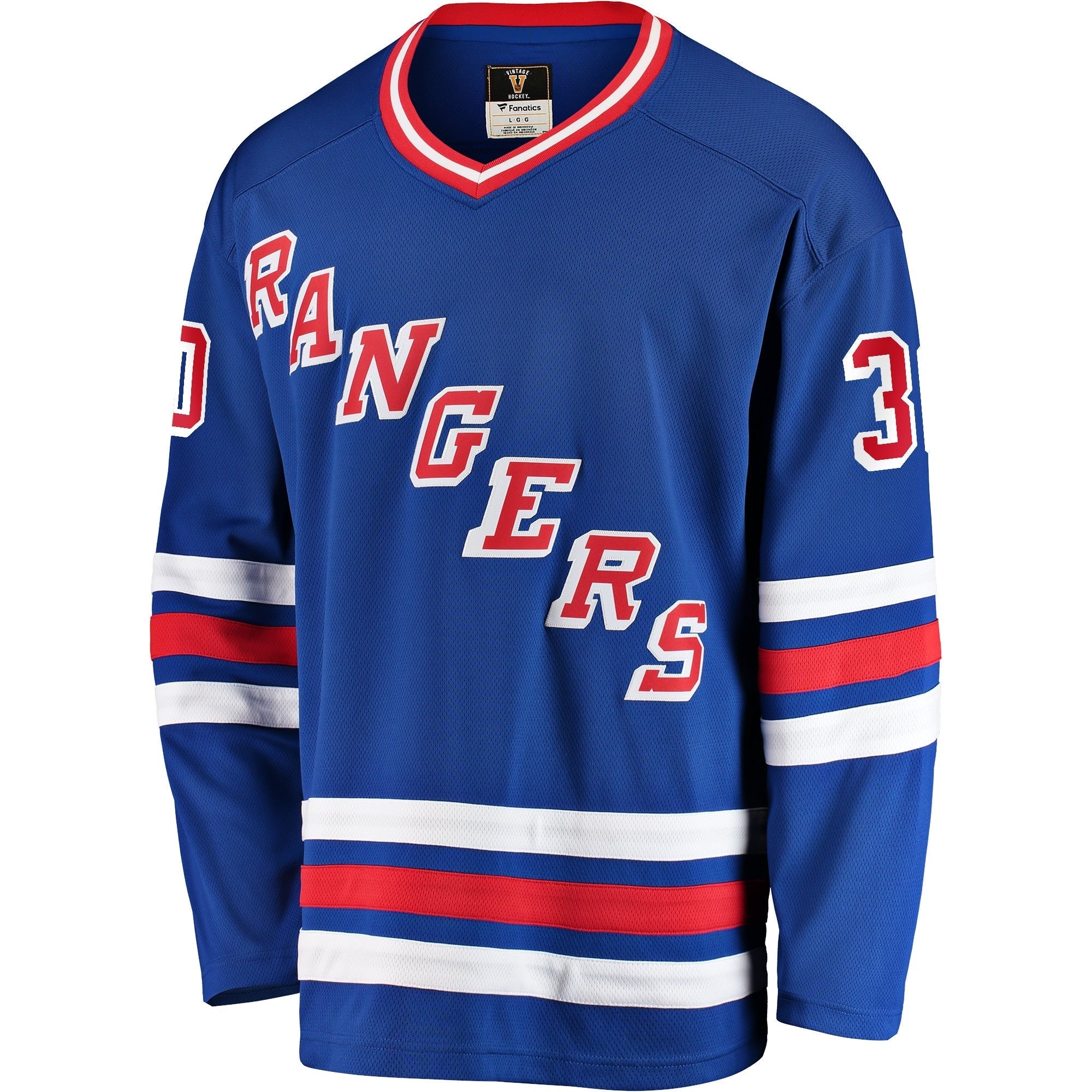 Men's Fanatics Branded Glenn Healy Blue New York Rangers Premier Breakaway Retired Player Jersey
