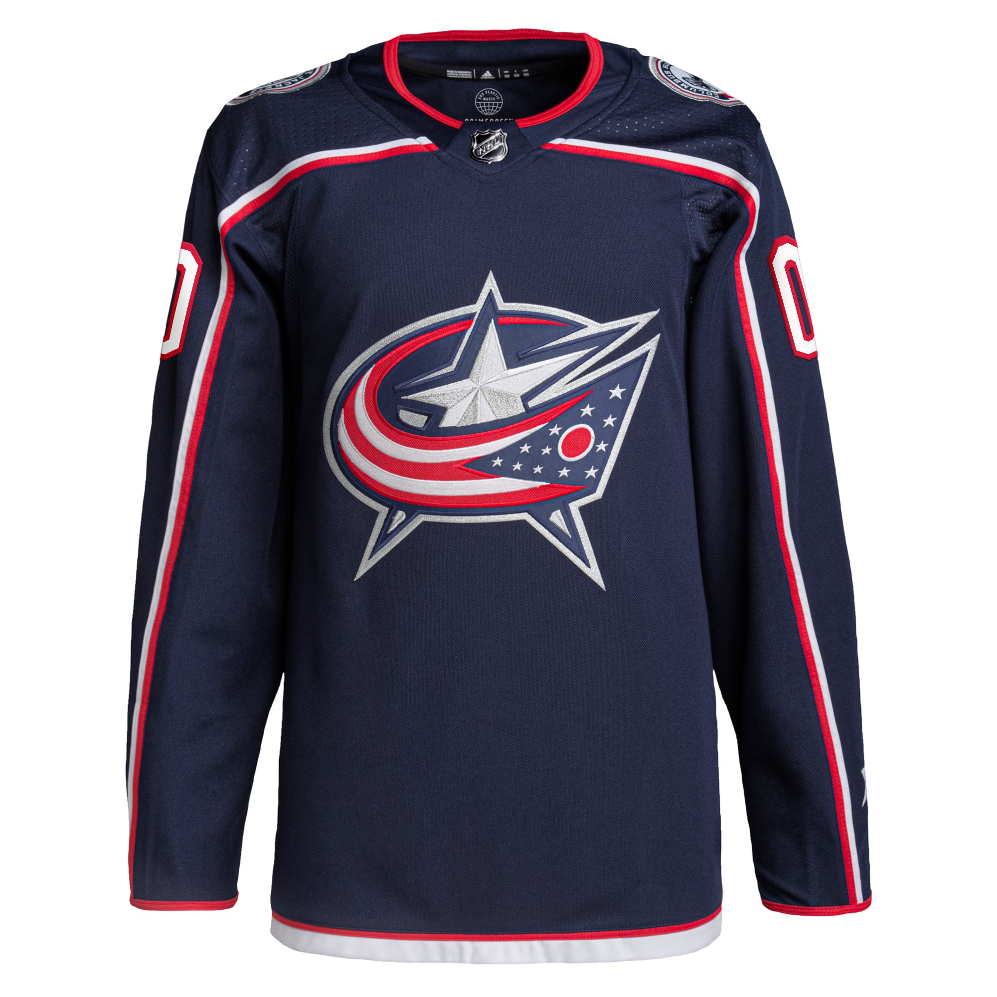Columbus Blue Jackets adidas Home Primegreen Authentic Pro Custom Jersey - Navy