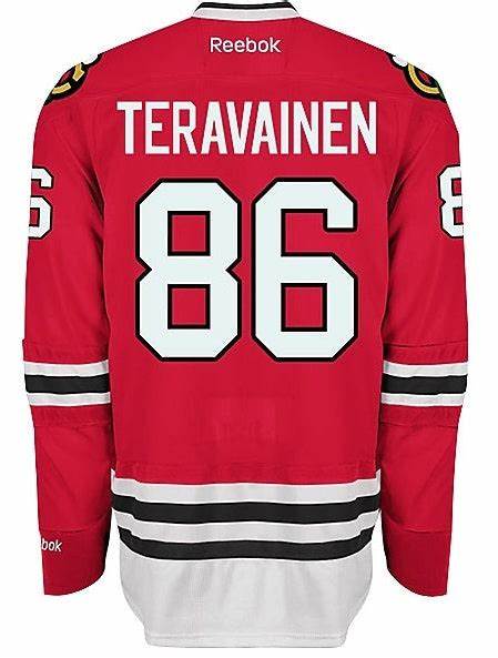 Mens Chicago Blackhawks Teuvo Teravainen Authentic Edge 2 Home Jersey by Reebok