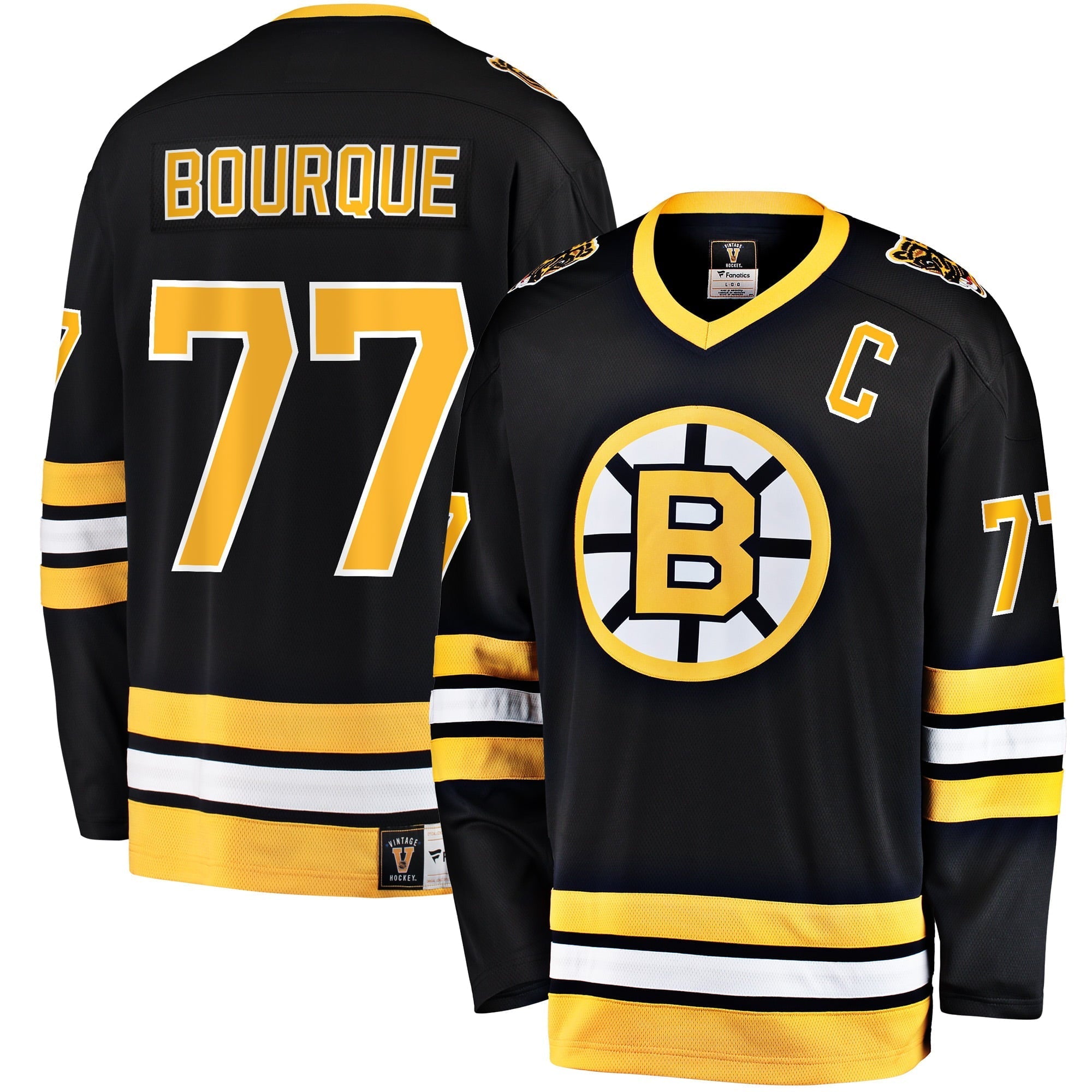 Men's Fanatics Branded Ray Bourque Black Boston Bruins Premier Breakaway Retired Player Jersey