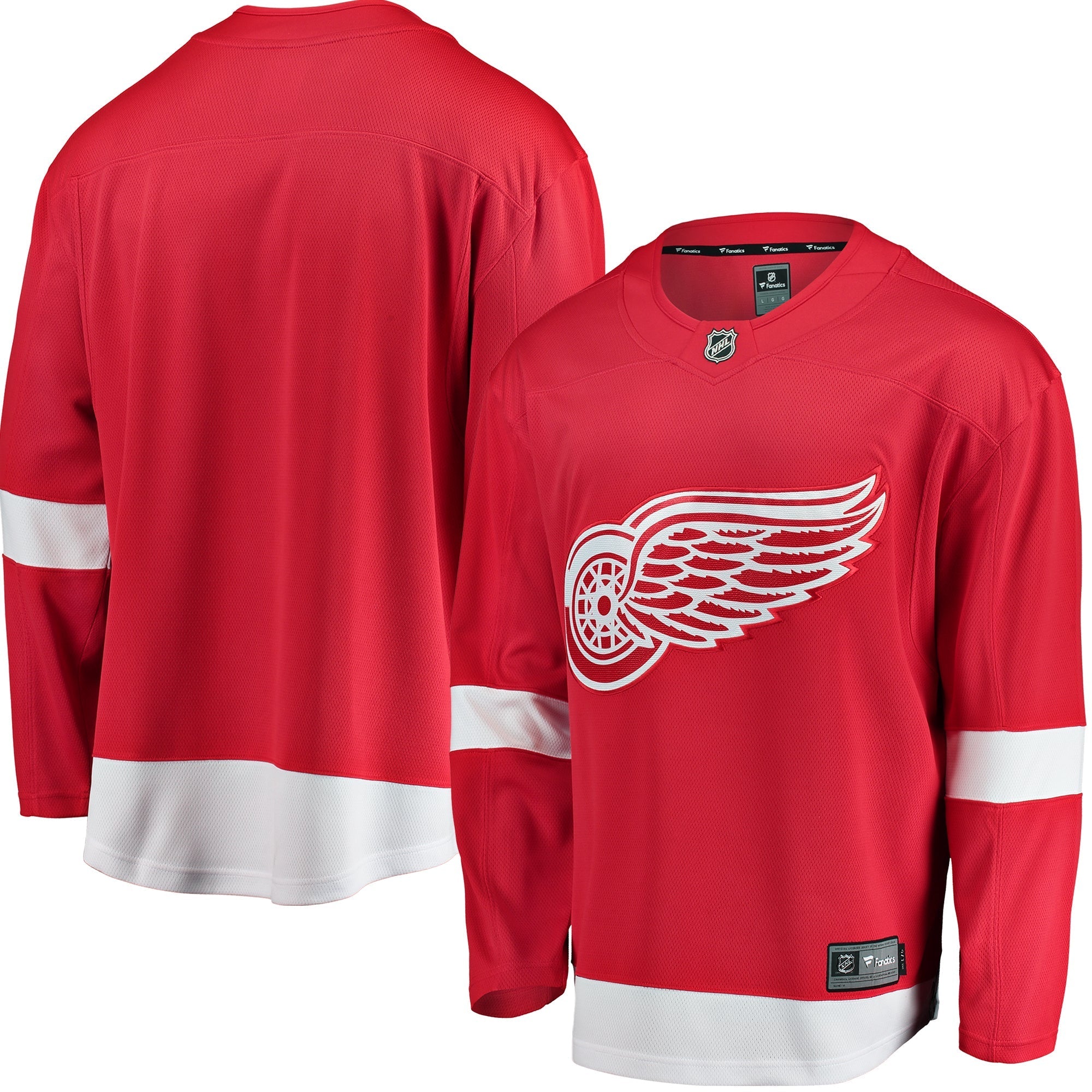 Men's Fanatics Branded Red Detroit Red Wings Breakaway Home Jersey