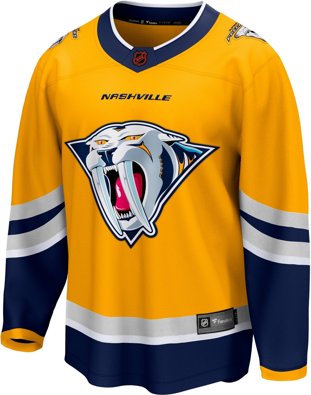 Fanatics Men's Nashville Predators Reverse Retro '22 Breakaway Jersey