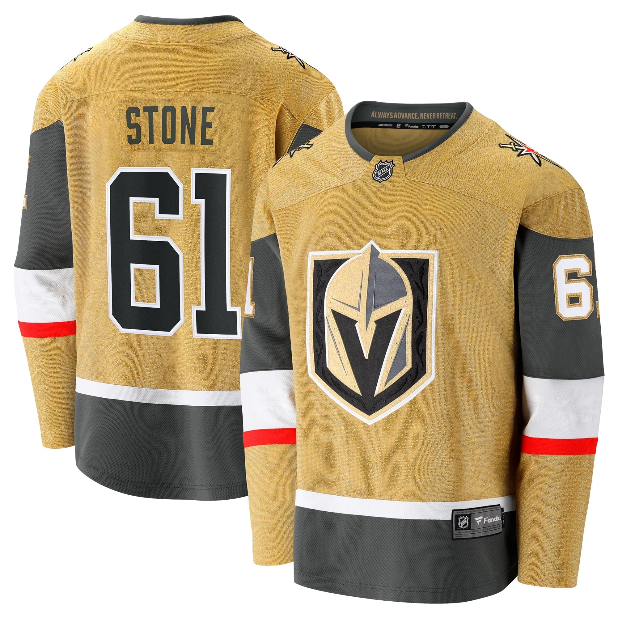 Men's Fanatics Branded Mark Stone Gold Vegas Golden Knights 2020/21 Home Premier Breakaway Player Jersey