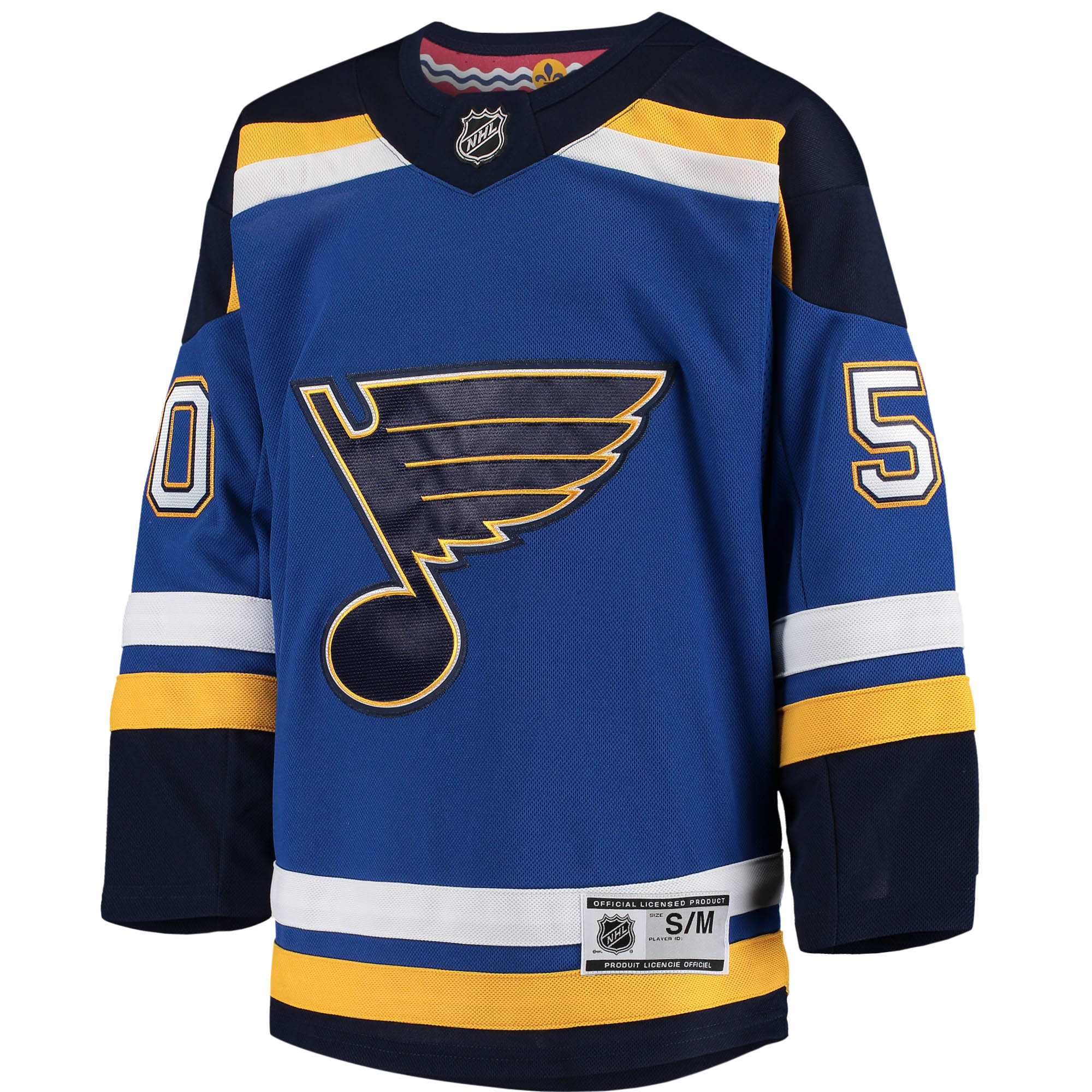 Jordans Binnington St. Louis Blues Youth Home Premier Player Jersey - Blue