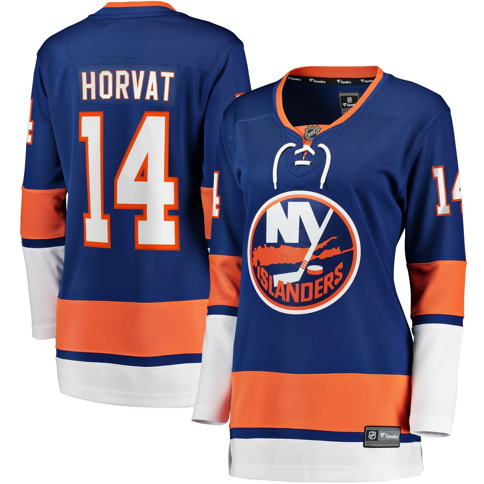 Women's Fanatics Branded Bo Horvat Blue New York Islanders Home Breakaway Jersey
