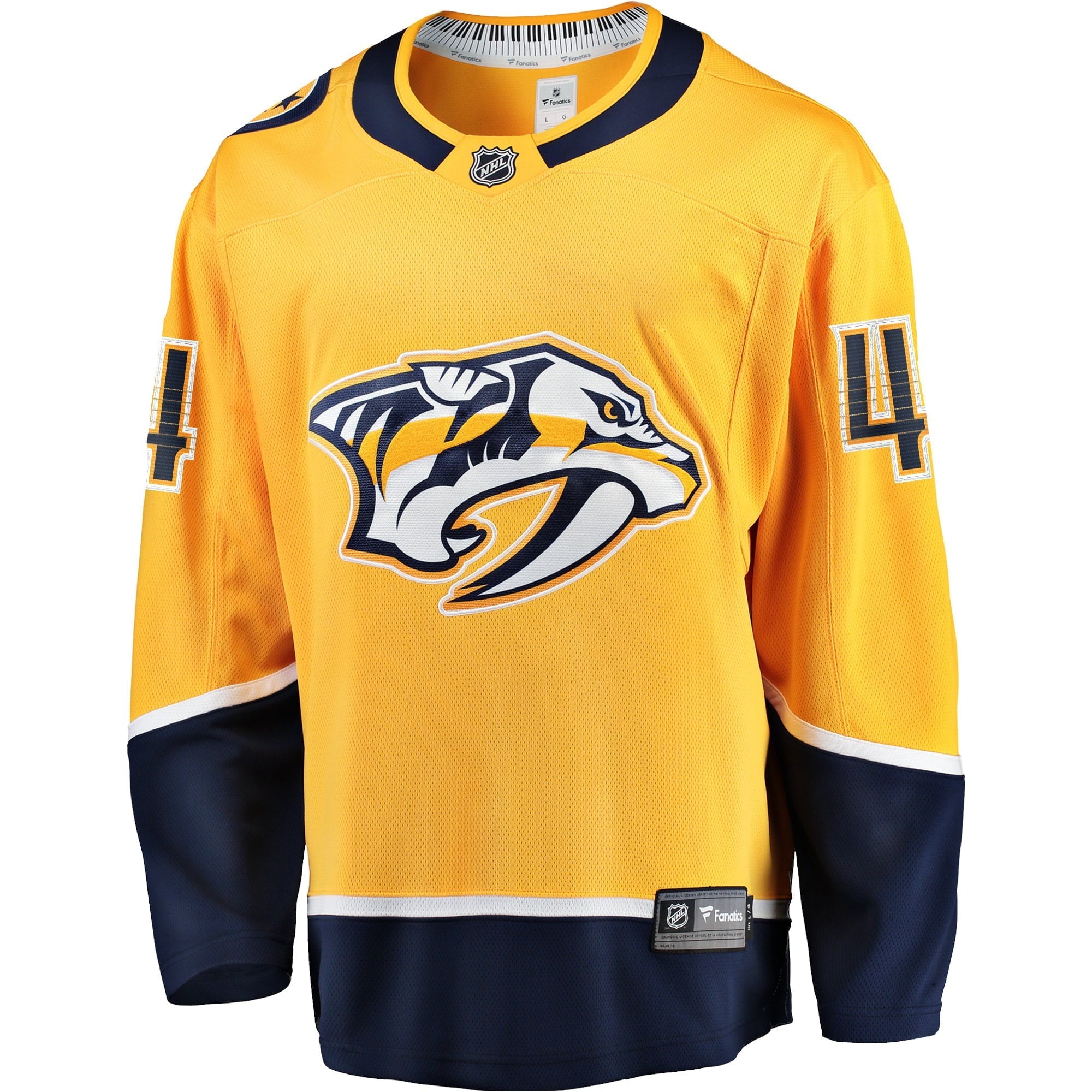 Men's Fanatics Branded Kiefer Sherwood Gold Nashville Predators Home Breakaway Player Jersey