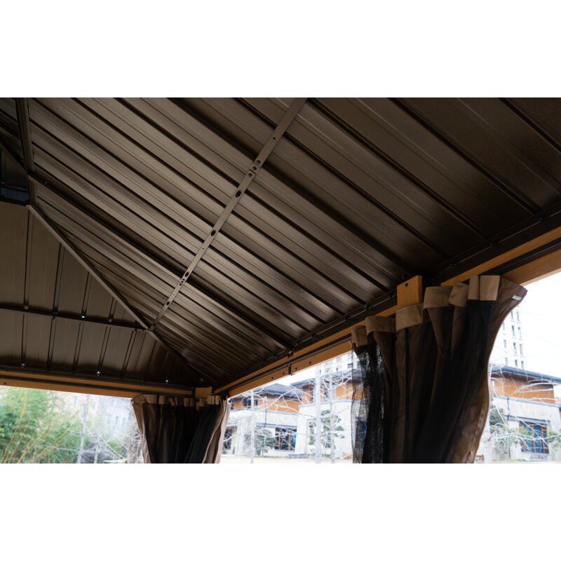 Dahlin 12 Ft. W x 10 Ft. D Aluminum Patio Gazebo LIDL