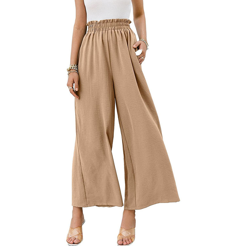 Women High Waisted Straight Wide Leg Pants
