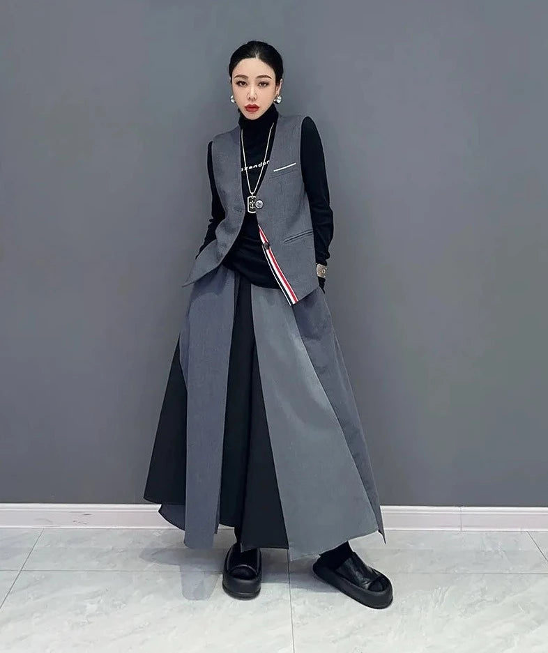 Luxury Haute Couture Extra Wide Leg Trouser Pants