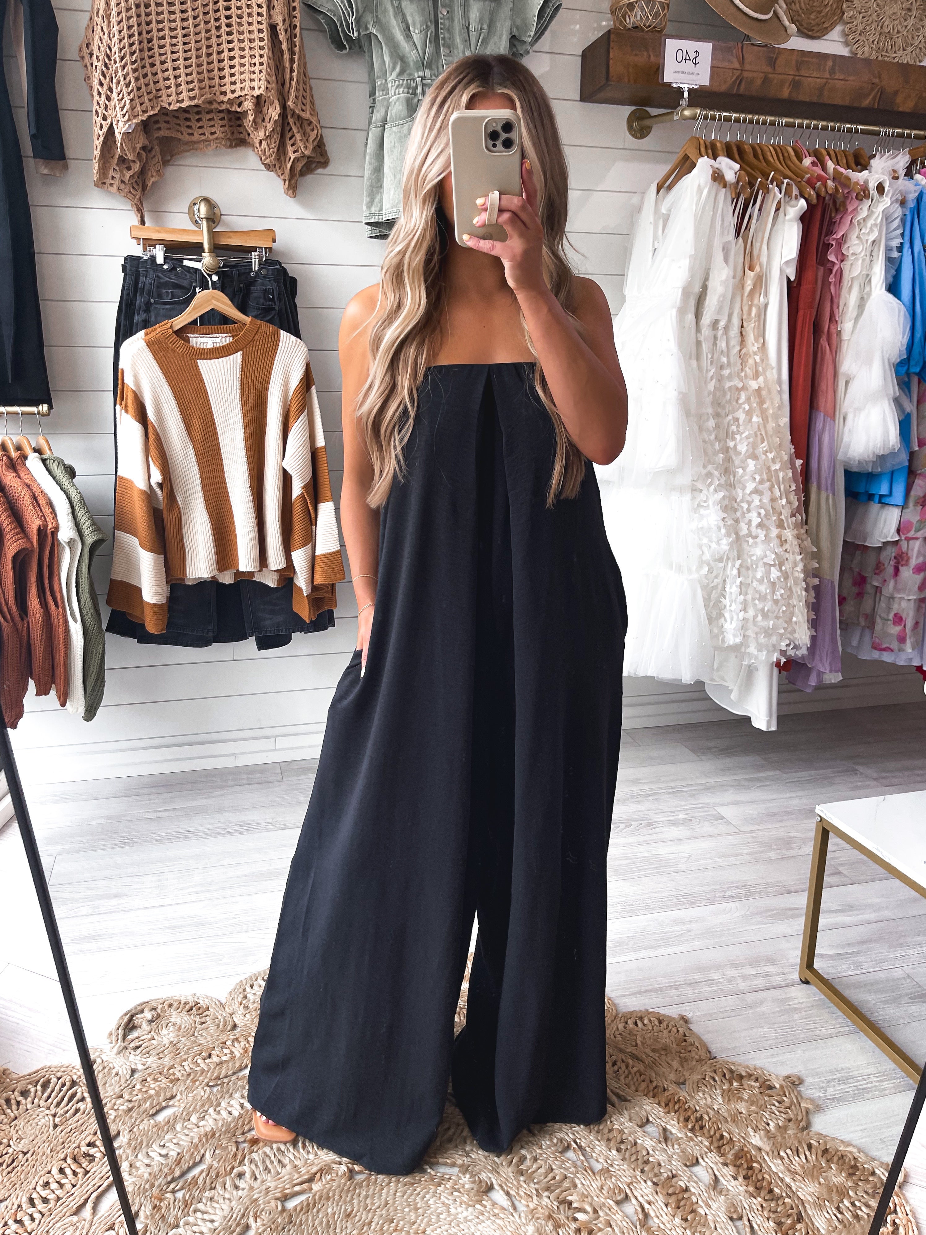 Spot On Jumper in Black