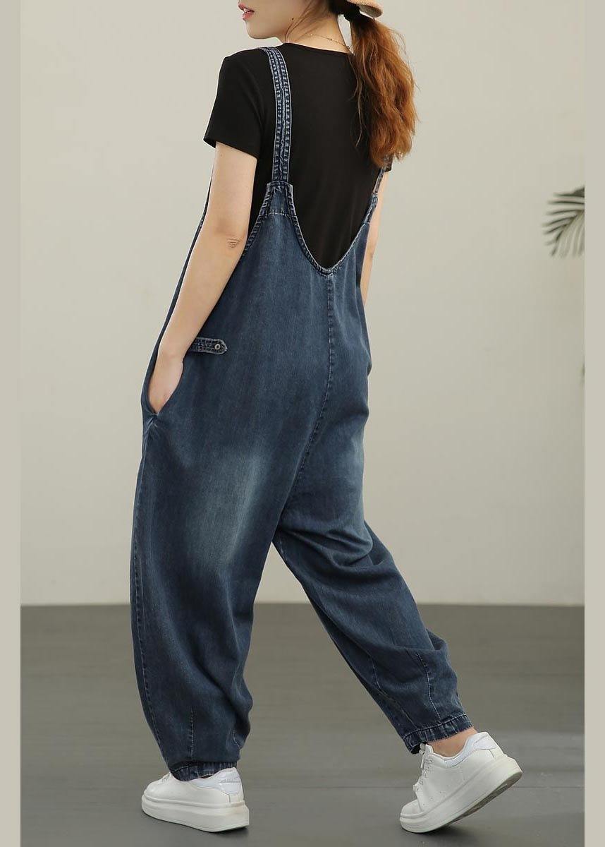 2021 Summer New Washed And Polished White Jumpsuit