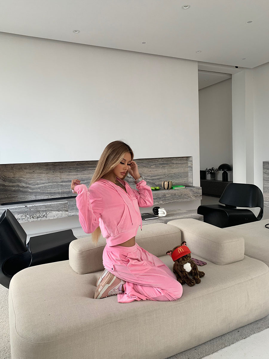 Golden Velvet Casual Suit