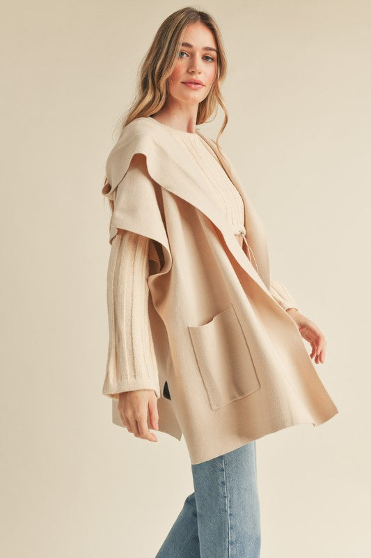 Sense Of Style Cardigan in Taupe