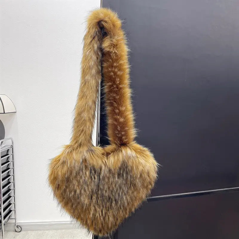 Fur Shoulder Crossbody Bag