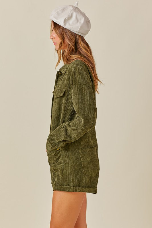 'Til You Can't Romper in Olive