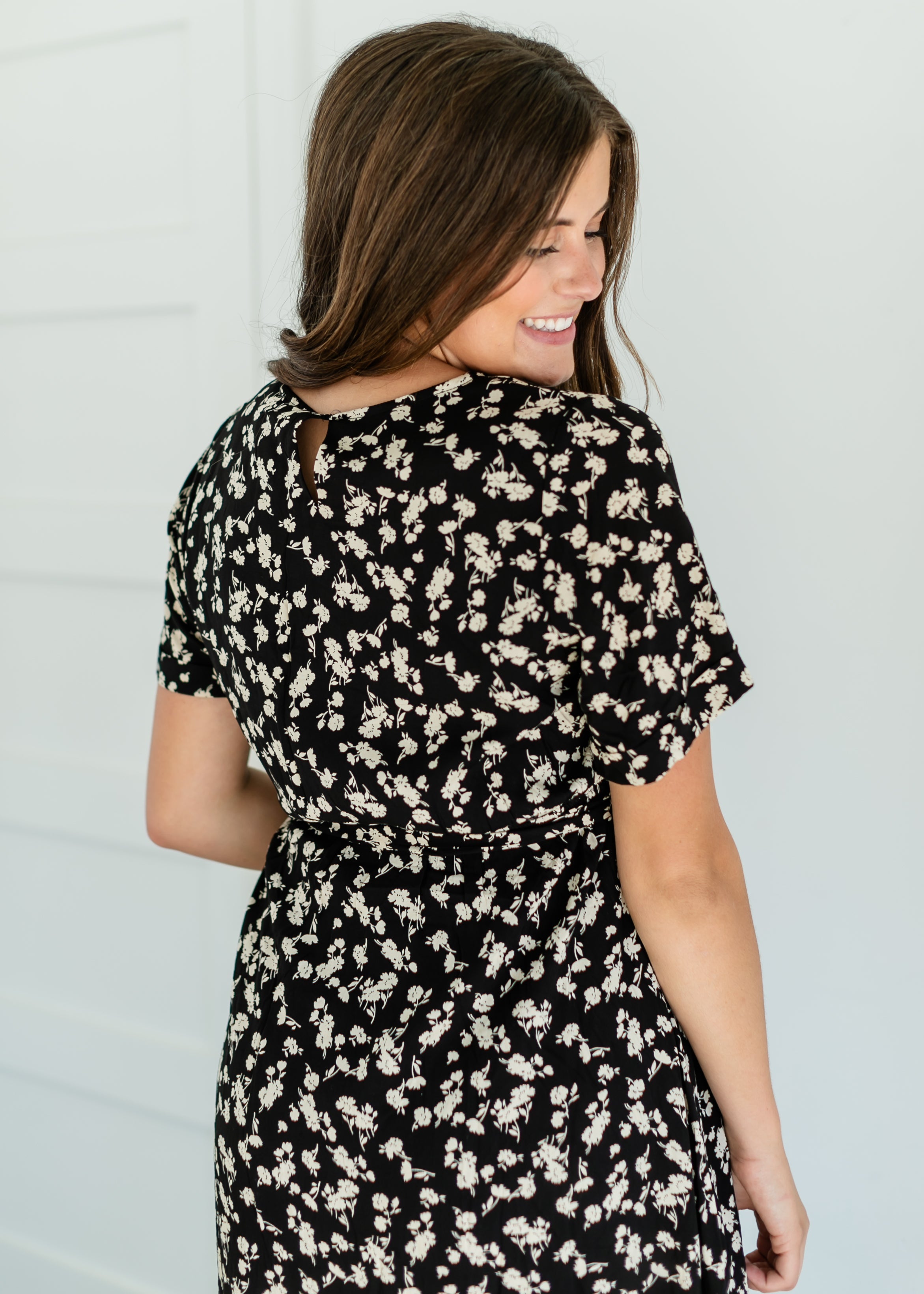 Floral Belted Maxi Dress