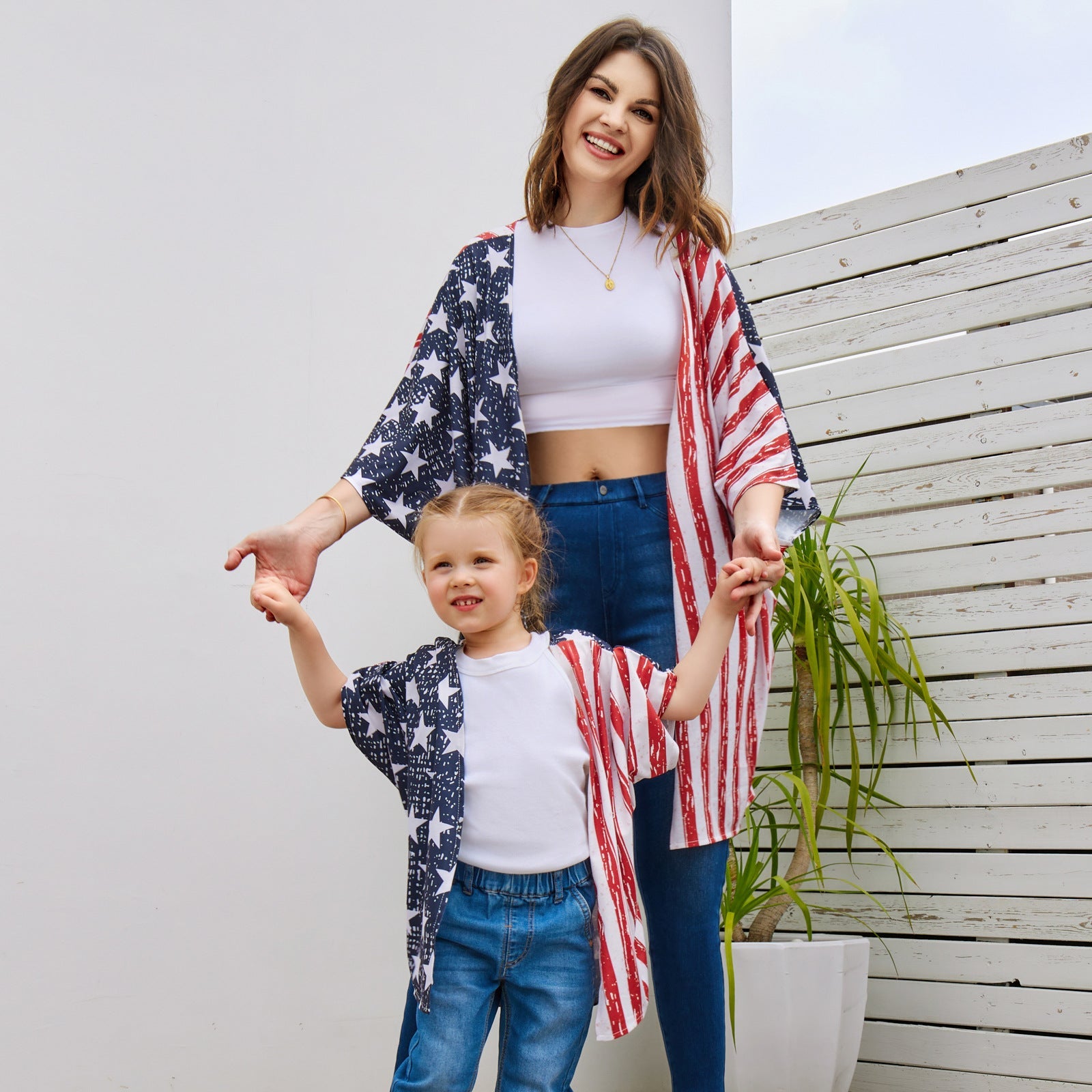 Summer Flag Parent-Child Outerwear