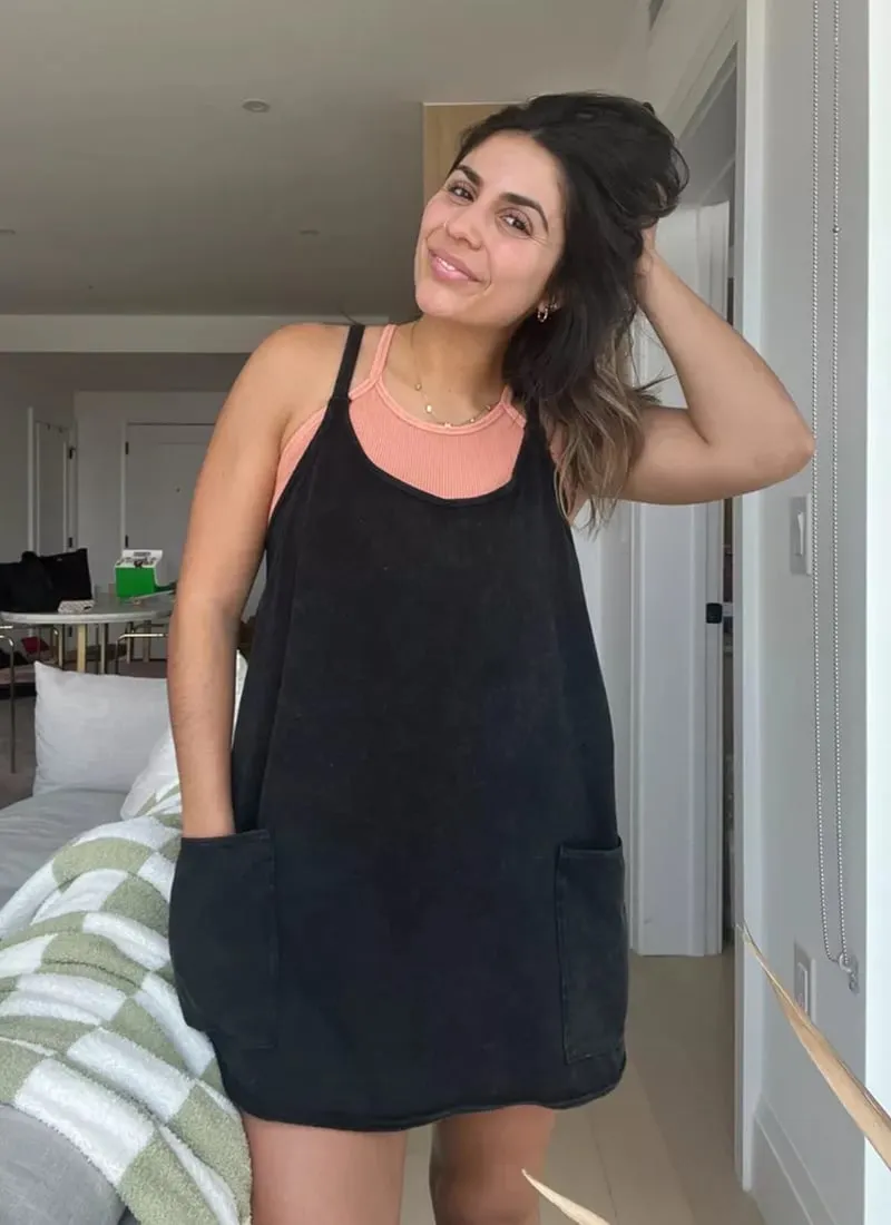 2023 Summer Wide Mini Dress - Built in Shorts