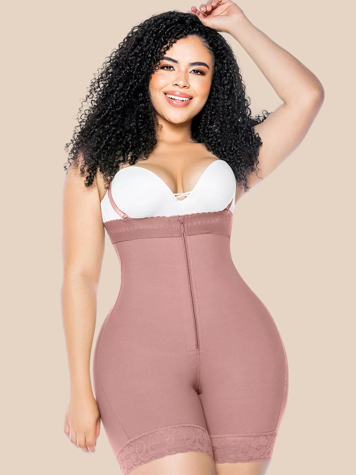Butt Lifter Shapewear Shorts Crotch with Zipper Ref 1008