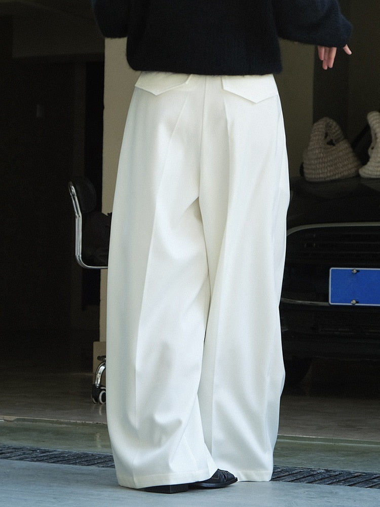 Classy Elegance Luxe Pleated Wide Leg Pants