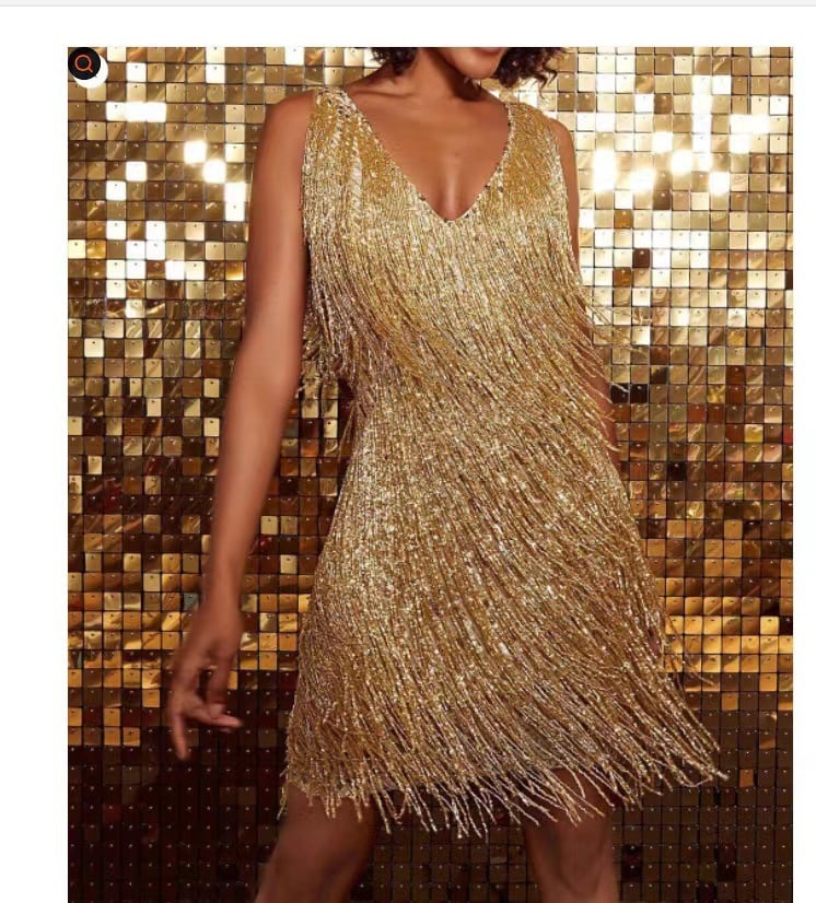 👗Sexy Elegant Party Tassels Dress👗