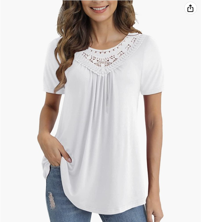 Women's Plus Size Tops Short Sleeve Shirt