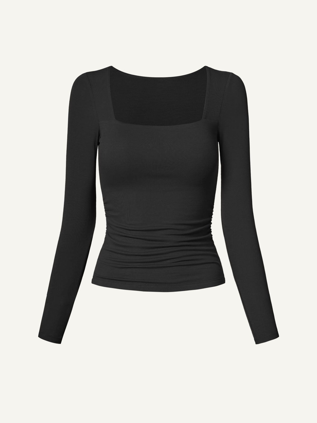 Square Neck Ruched Brami Top