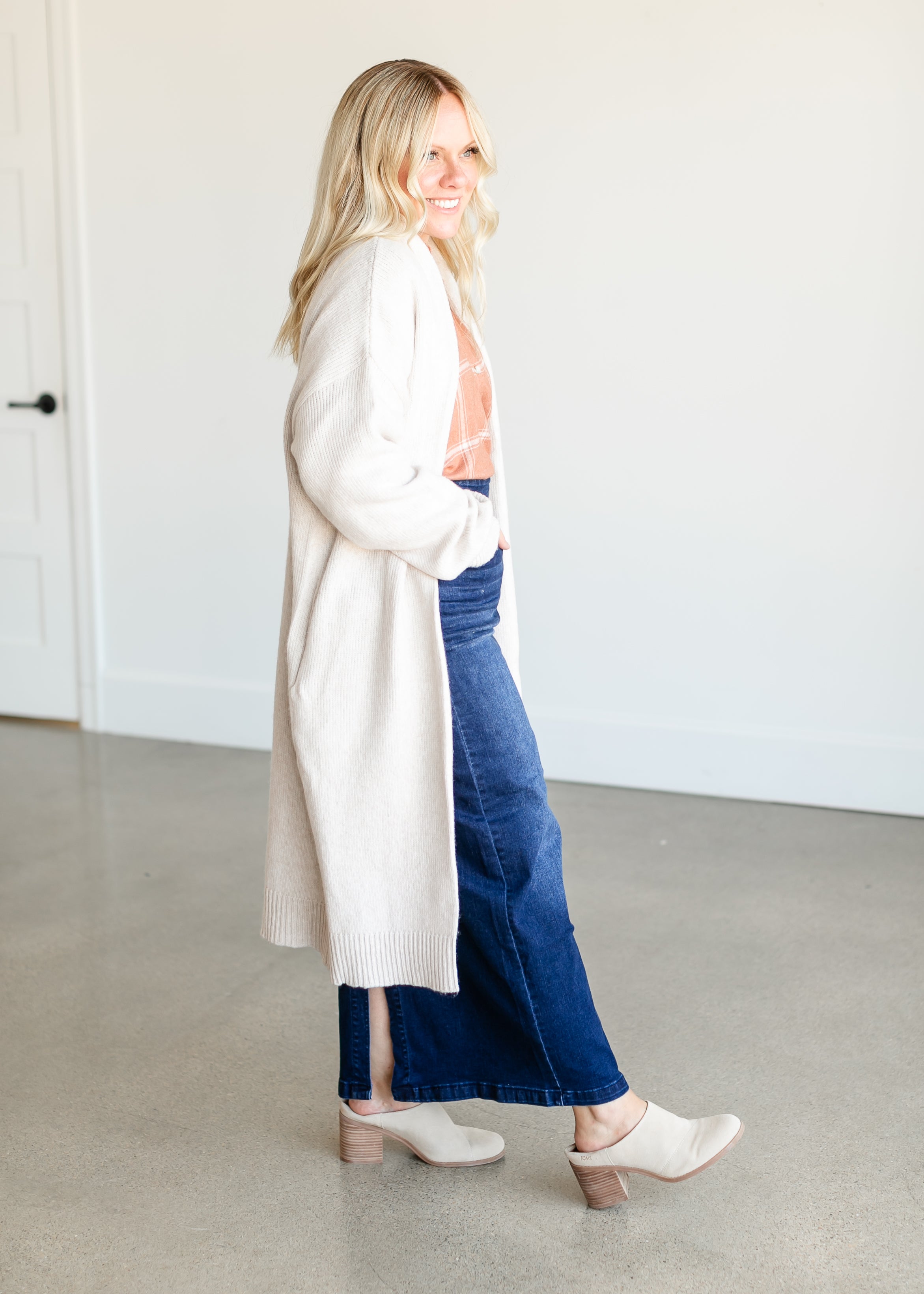 Phoebe Duster Open Front Sweater