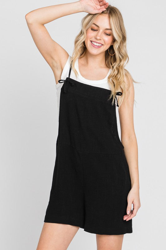 Laid Back Romper in Black