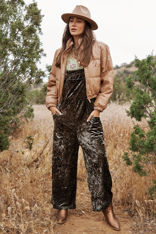 Harmony in Autumn Jacket in Tan