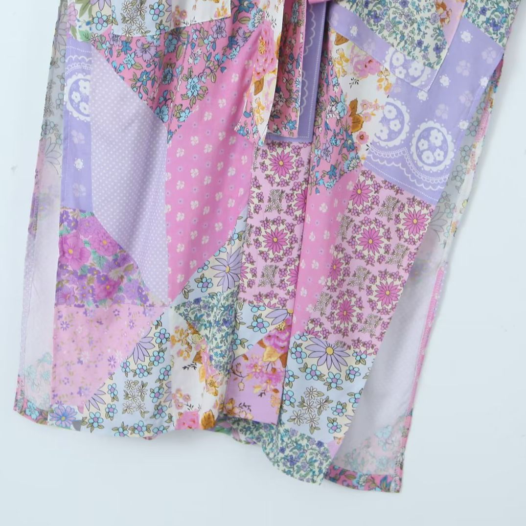 Lovely Lavender Boho Maxi Robe
