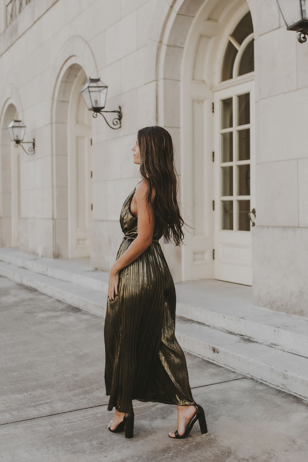 Midnight Moments Jumper in Gold