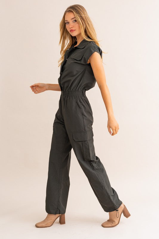 In The Moment Jumper in Dark Green