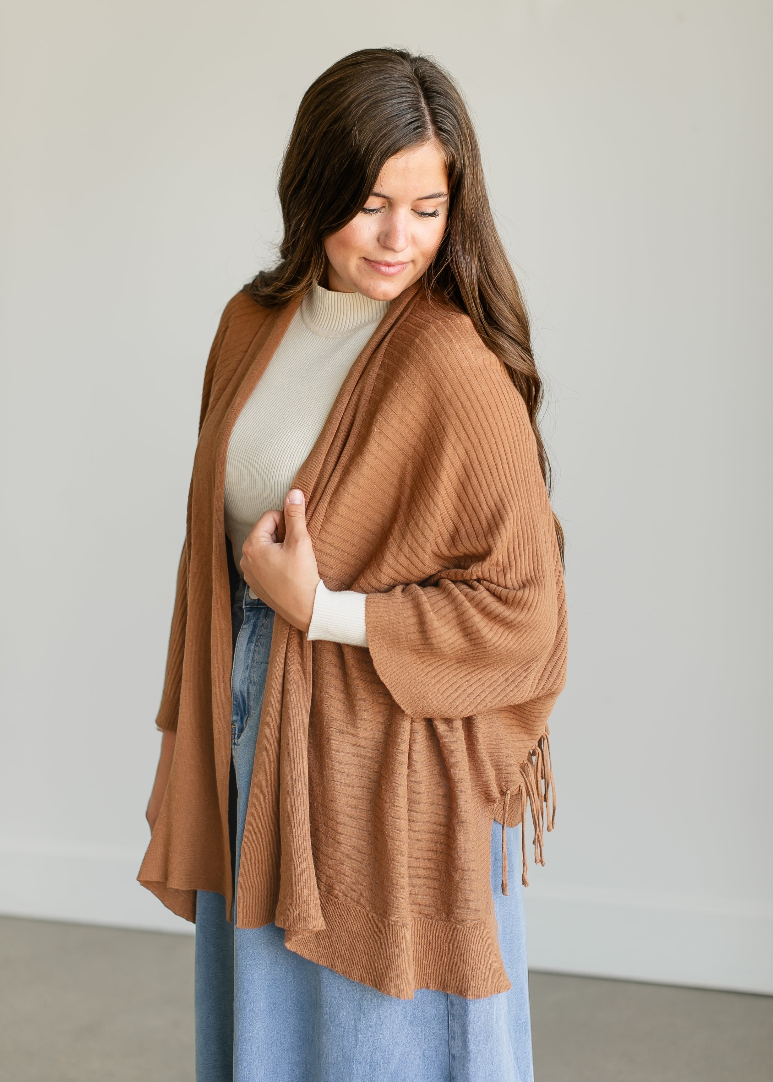 Positano Fringe Wrap Cardigan