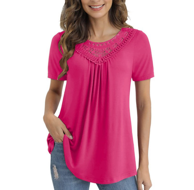 Women's Plus Size Tops Short Sleeve Shirt