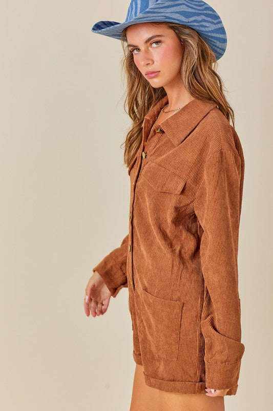 'Til You Can't Romper in Camel