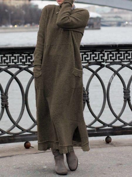 Loose Oversized Knitted Long Dress