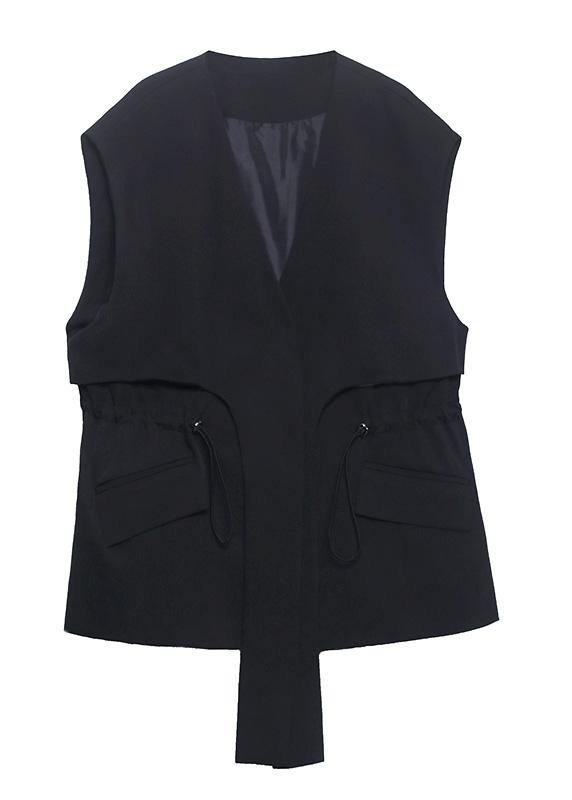 2021 Black Fashion Close Waist Versatile Cotton Jacket