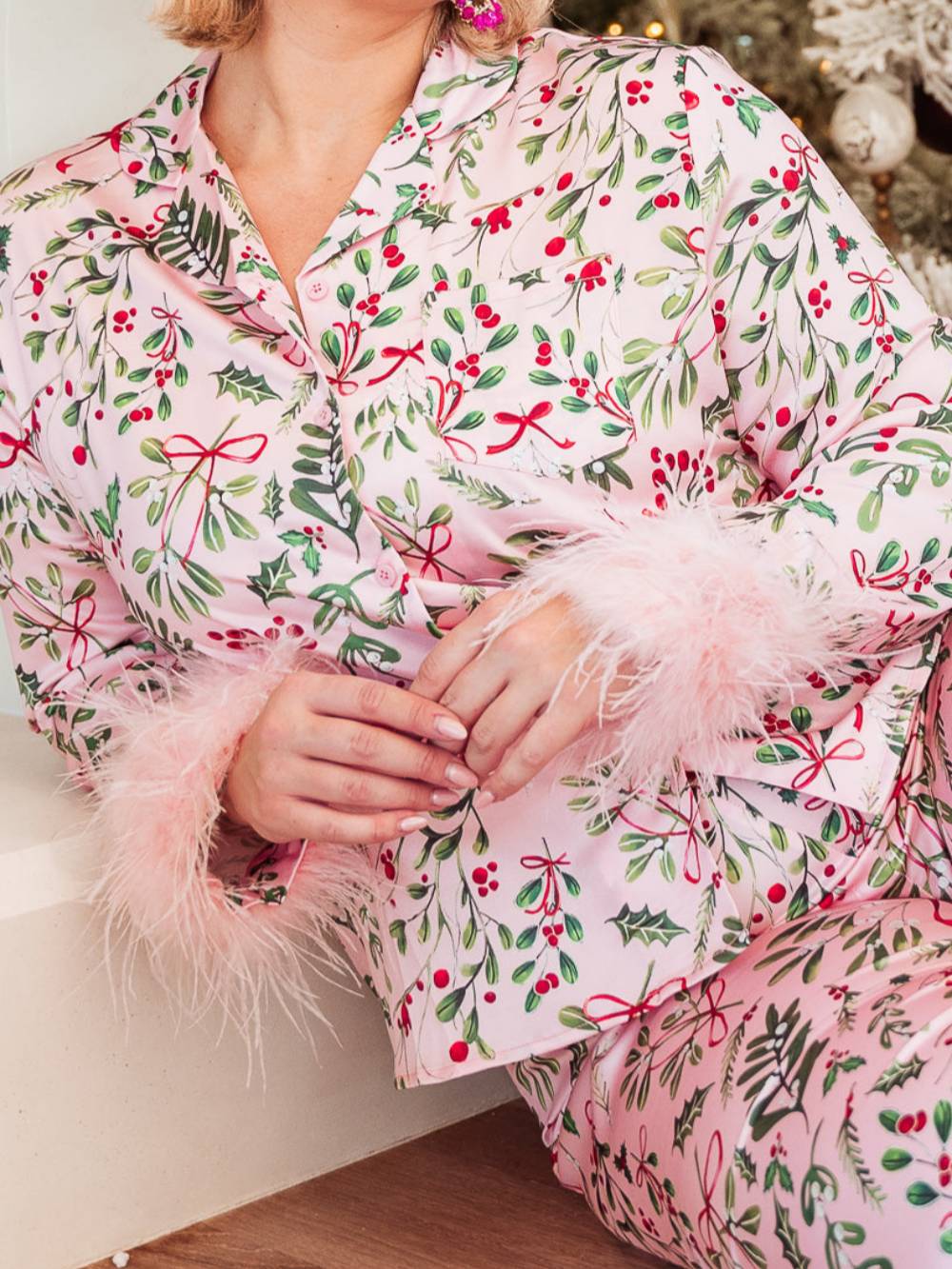 Barbie Pink Christmas Holiday Pajamas
