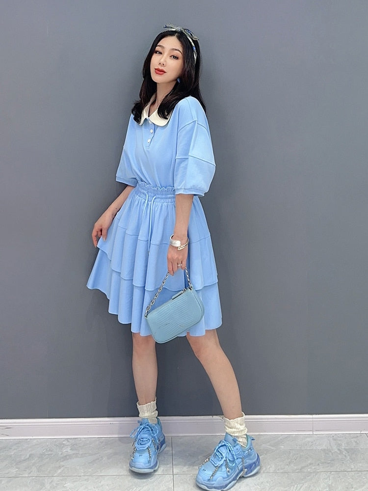 Essential Luxe Polo Shirt & Skirt 2-Piece Set