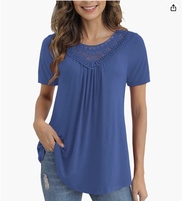Women's Plus Size Tops Short Sleeve Shirt