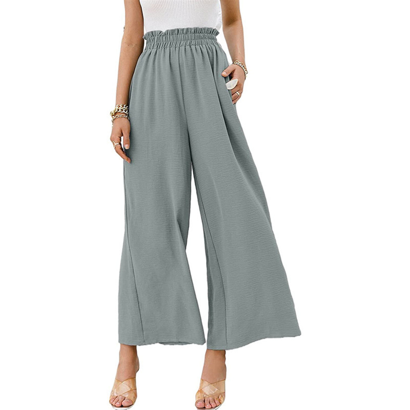 Women High Waisted Straight Wide Leg Pants