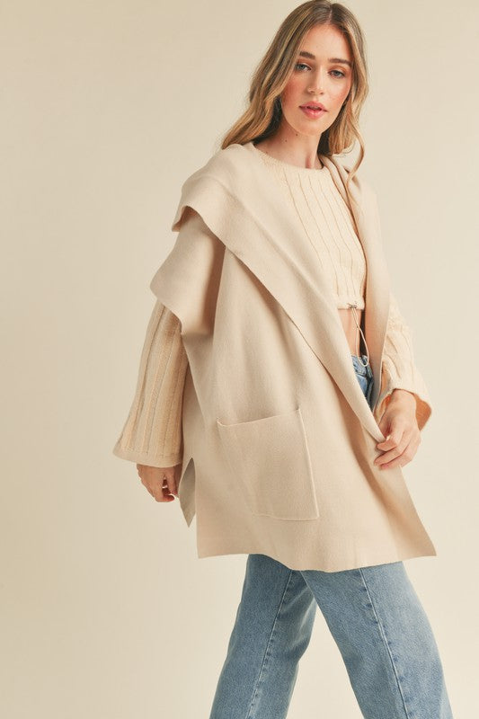 Sense Of Style Cardigan in Taupe