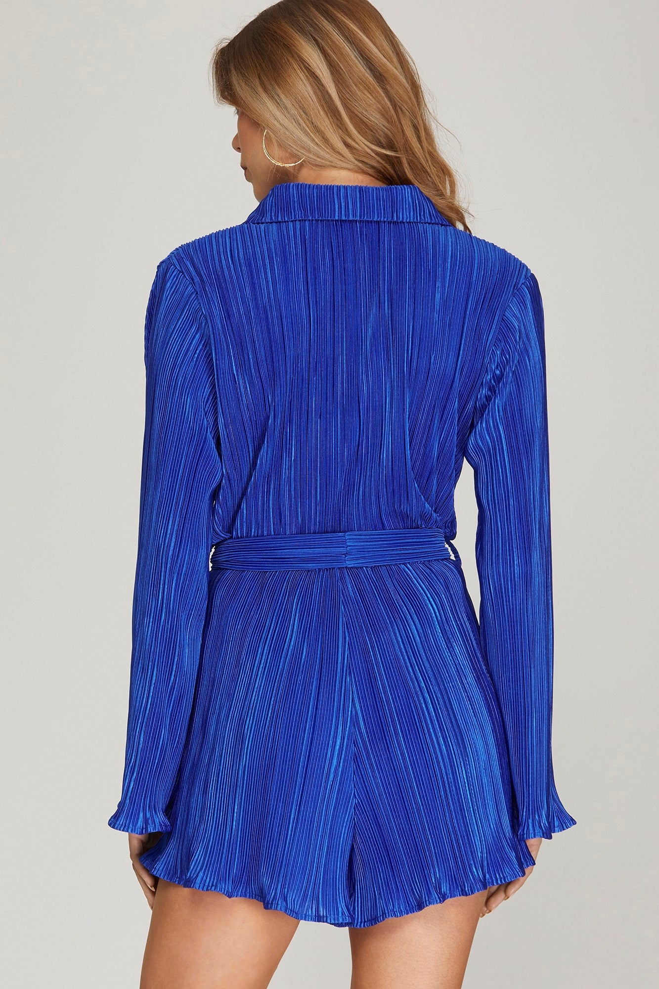 Level Up Romper in Blue