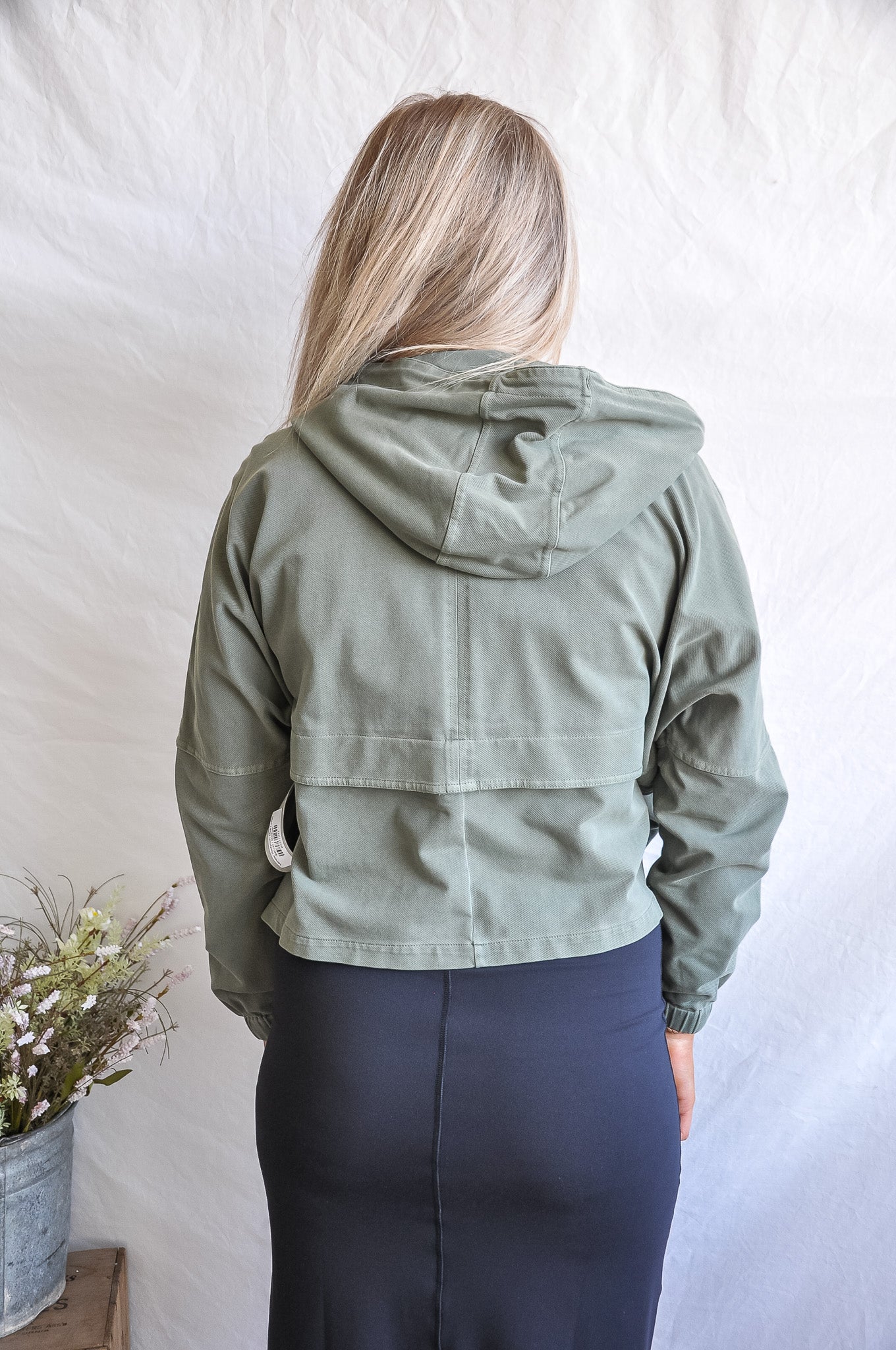 The Utility Zip Up Denim Jacket