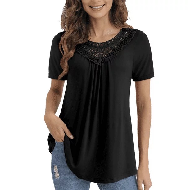 Women's Plus Size Tops Short Sleeve Shirt
