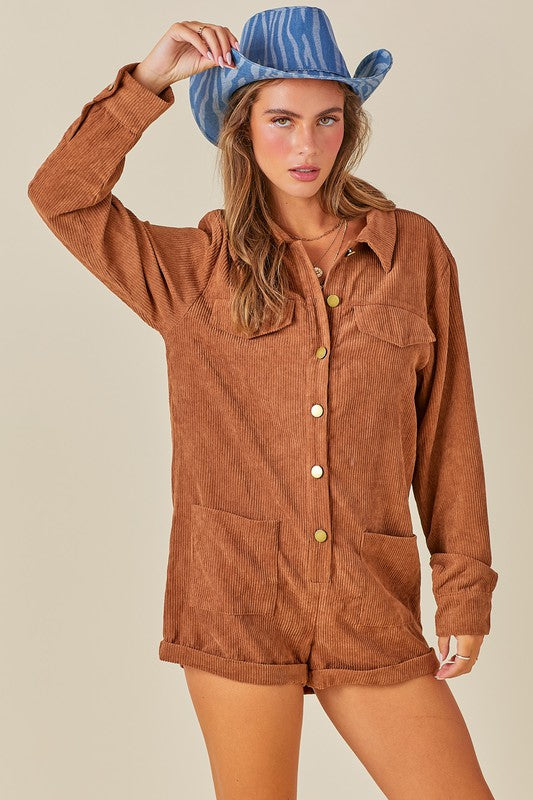 'Til You Can't Romper in Camel